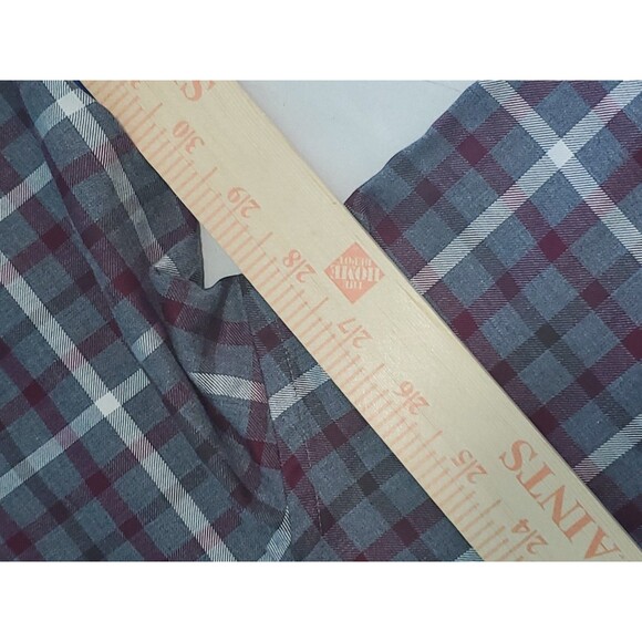 Men XXL Button Front Plaid Shirt Chest Pocket By Jos A Bank Travelers Collection - Picture 8 of 11